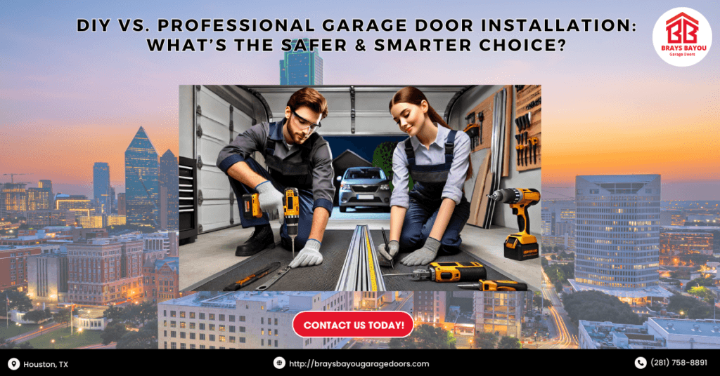 Diy Vs. Professional Garage Door Installation: What’s The Safer &Amp; Smarter Choice? 3 Brays Bayou Garage Doors 1