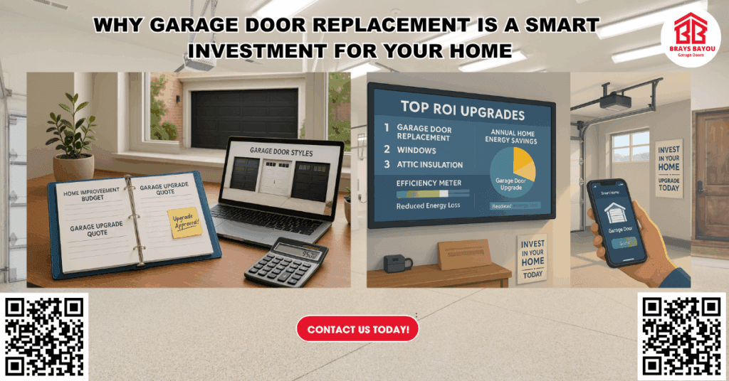Why Garage Door Replacement Is a Smart Investment for Your Home - Brays Bayou Garage Doors
