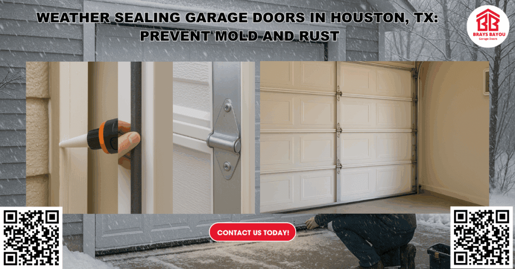 Weather Sealing Garage Doors in Houston, TX: Prevent Mold and Rust - Brays Bayou Garage Doors