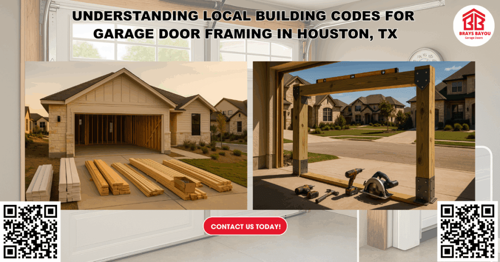 Understanding Local Building Codes for Garage Door Framing in Houston, TX - Brays Bayou Garage Doors
