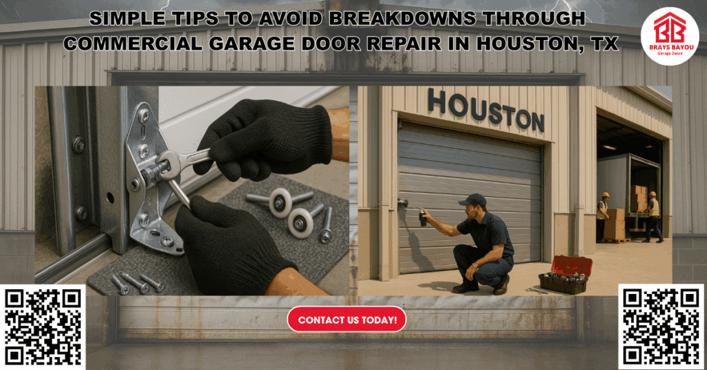 Simple Tips to Avoid Breakdowns Through Commercial Garage Door Repair in Houston, TX