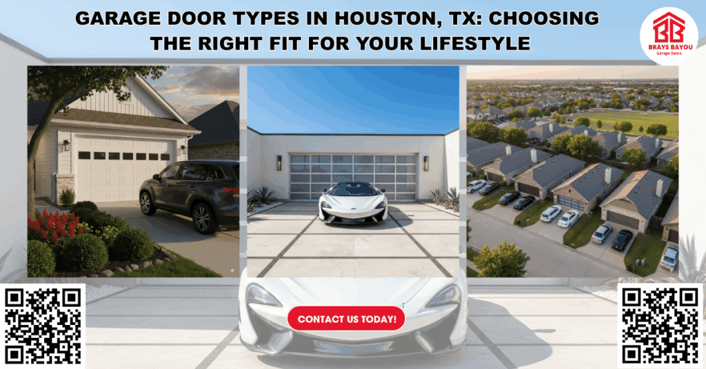 Garage Door Types in Houston, TX: Choosing the Right Fit for Your Lifestyle - Brays Bayou Garage Doors