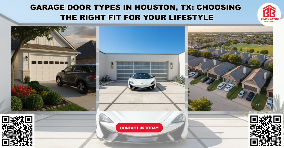 Garage Door Types In Houston, Tx: Choosing The Right Fit For Your Lifestyle 2 Garage Door Types in Houston, TX: Choosing the Right Fit for Your Lifestyle
